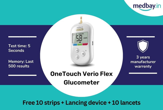 OneTouch Verio Flex Glucometer Features, reviews and the Lowest Price online