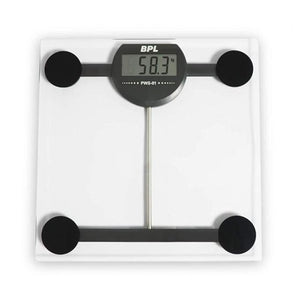 BPL Medical Technologies PWS-01 Personal Weighing Scale for accurate Weight Measurement (Transparent)