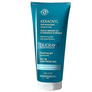 DUCRAY Keracnyl Foaming Gel Acne-Prone Skin Face Wash 200 ml