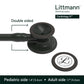 3M Littmann Cardiology IV Stethoscope 6163 – Black-Finish Chestpiece, Black Tube, 27 Inch