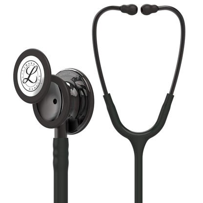 3M Littmann Classic III Stethoscope 5811 – Smoke-Finish Chestpiece, Black Tube, 27 Inch