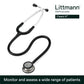 3M Littmann Classic III Monitoring Stethoscope – Black, 27 Inch (5620)