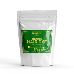 MEDUP Natural Henna Hair Dye | Long Lasting Ammonia Free Hair Dye | Nourishing with Natural Extracts | 50 g | For Men & Women