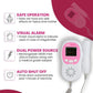 BPL Medical Technologies FD-03 Fetal Doppler Smart Noise Reduction & Heartbeat Detection Machine with in-Built Speaker for Home and Clinic Use - Pink & White