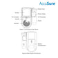 AccuSure Fetal Doppler for Doctors and Mothers Fetal Heart Rate Monitor with USB Charging and LCD Display