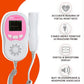 BPL Medical Technologies FD-03 Fetal Doppler Smart Noise Reduction & Heartbeat Detection Machine with in-Built Speaker for Home and Clinic Use - Pink & White