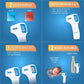 Accusure Forehead Thermometer - Contact Less, Fully Digital