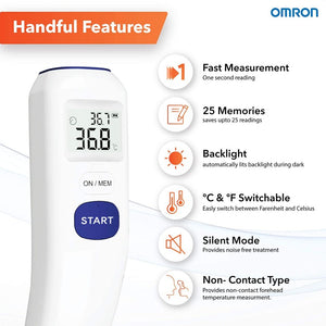 Omron MC720 Forehead Thermometer - Digital