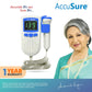 AccuSure Fetal Doppler for Doctors and Mothers Fetal Heart Rate Monitor with USB Charging and LCD Display