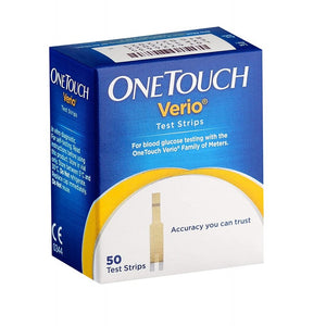 OneTouch Verio Test Strips - 50 Count Multicolor