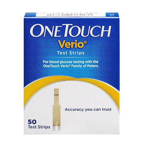 OneTouch Verio Test Strips - 50 Count Multicolor