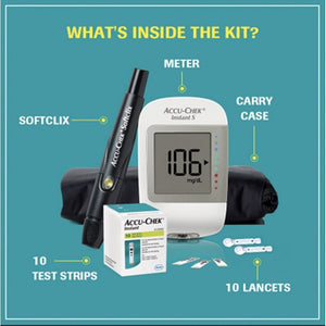 AccuChek Instant S Glucometer Kit