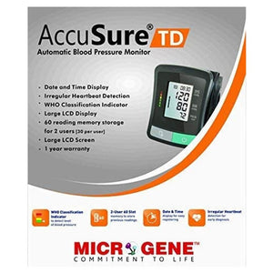 Accusure TD BP Machine With Upper Arm Standard Cuff