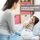 BPL Medical Technologies Breathe Ezee N8 Nebulizer Low Noise Compressor Nebuliser Machine for Adults and Kids with Mask - (White)