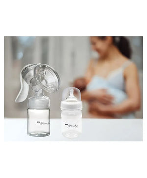 BPL Medical Technologies MamaBee Silicone Manual Breast Pump,Baby Milk Pump, Soft & Gentle - BPA Free (150 ml)
