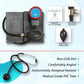 BPL Medical Technologies Aneroid Sphygmomanometer Manual Arm Blood Pressure Monitor | Stainless Steel Dual Premium Stethoscope, Black