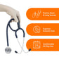 BPL Medical Technologies ST-02 Single-Head Stethoscope – Blue