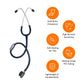 BPL Medical Technologies ST-02 Single-Head Stethoscope – Blue
