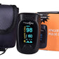 BPL Medical Technologies Smart Oxy Finger Tip Pulse Oximeter (Black)|High Accuracy|SPO2|Perfusion Index| OLED Display| CE Certified| Heart Rate - Black