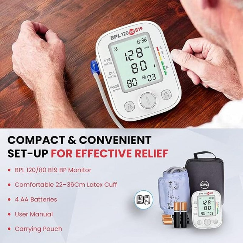 BPL 120/80 B19 Blood Pressure Monitor: Reliable Tracking