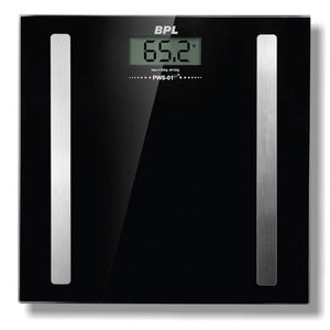 BPL Medical Technologies PWS-01+ BT Bluetooth Enabled Weighing Machine (Black)