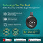 BeatO CURV Sugar Test Machine | FREE 25 Strips & 25 Lancets (Type-C USB Connector) |Smartphone Connected Glucometer Machine | Android only | ISO Certified: Made in India, Black