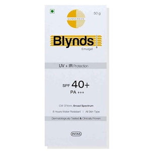 Blynds Emulgel 40+ & Pa+++ Sunscreen SPF 40 Gel, 50g For All Skin Type