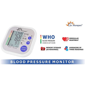 Dr Morepen BP02 Blood Pressure Monitor (White)