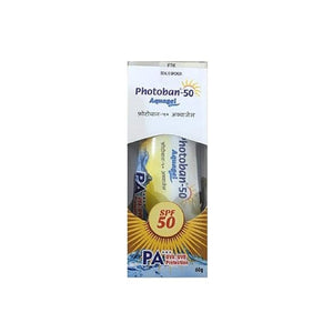 MICRO Photoban 50 Aquagel With Spf 50 (60 gm) - UV Rays Protector Skin Lotion/Cream/Sunscreen