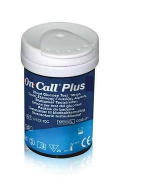 On Call Plus 50 Glucometer Strips