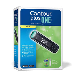 Contour Plus One Glucometer with 25 Free Strips